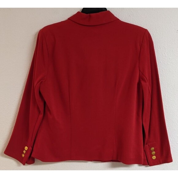 NEW~Women's Cabi #3035 BEAU JACKET Red Rayon Blend Love Carol Collection Size 6 - Picture 6 of 11